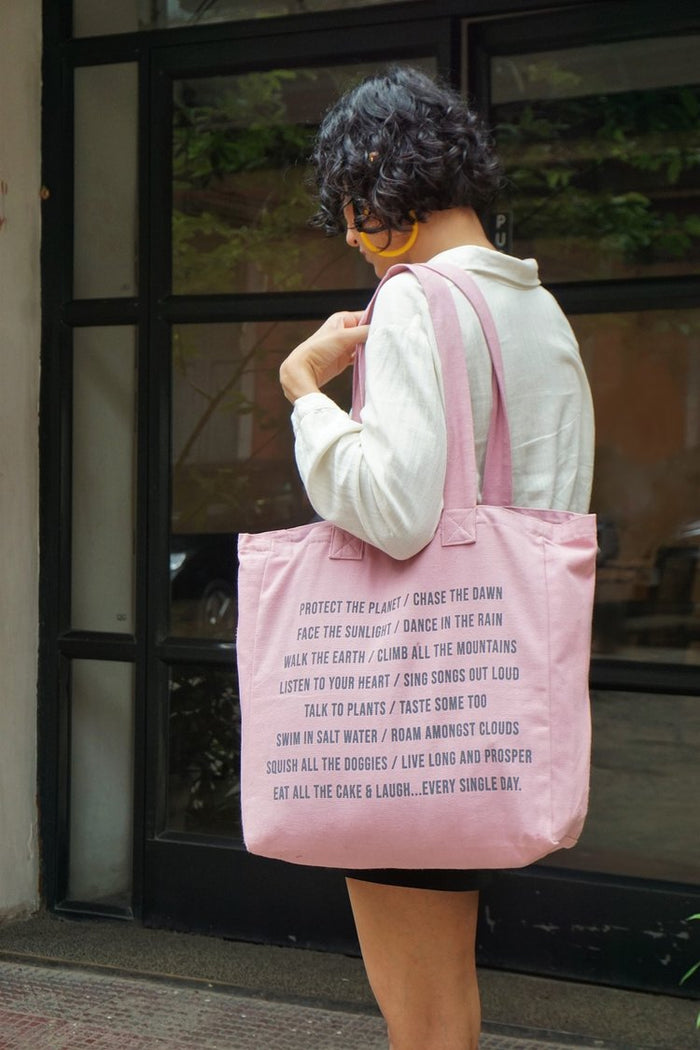 The Bag For Life In Baby Pink