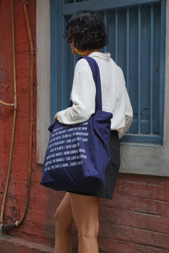 The Bag For Life In Navy Blue