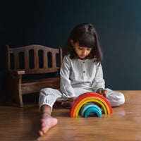 Organic Cotton Unisex Essential White Kurta and Pajama Pants Set