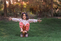 Organic Cotton Koi Mint Kurta and Pyjama Pants - Handcrafted & Unisex