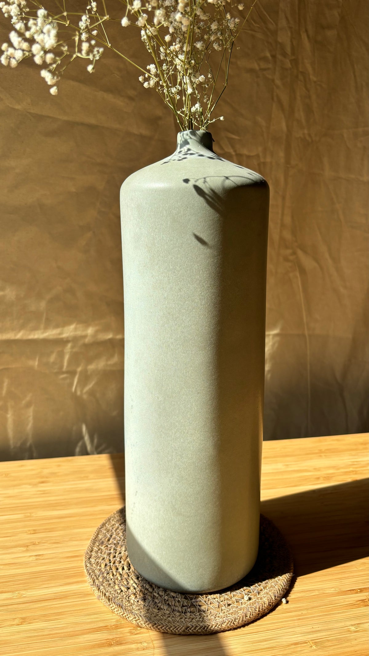 Gray Contemporary Decorative vase