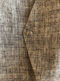 Gray Handwoven Waistcoat