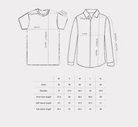 Lessons in botany off-white cotton shirt