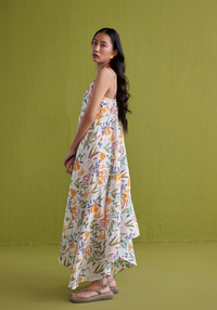 Golden Garden Lyocell Maxi Dress