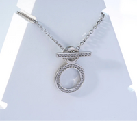 Looped Souls Necklace — artisan sterling silver connected loop necklace, sustainable ethical jewelry Mitti Lifestyle