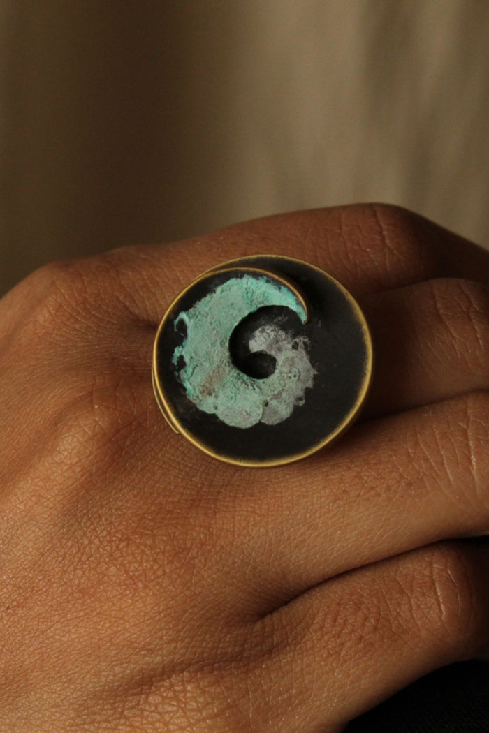 Small Spiral Pod Ring