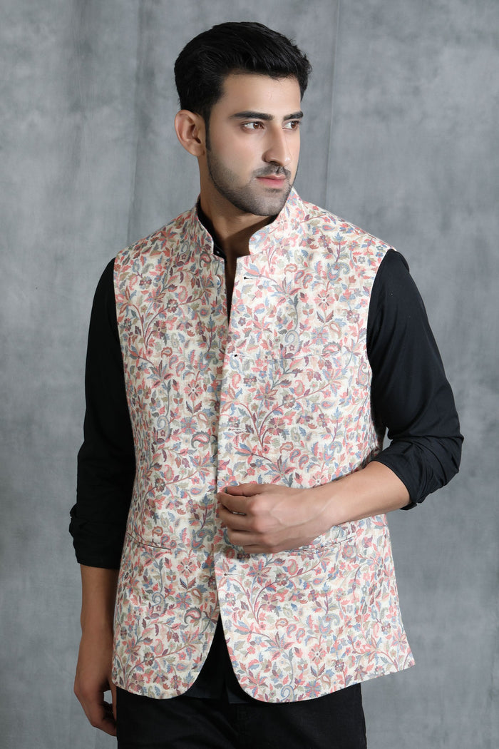 Vintage Waist Coat With Paisley Design