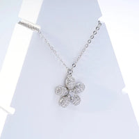 Luxe Bloom Necklace — artisan sterling silver luxe floral necklace detail, sustainable ethical jewelry Mitti Lifestyle