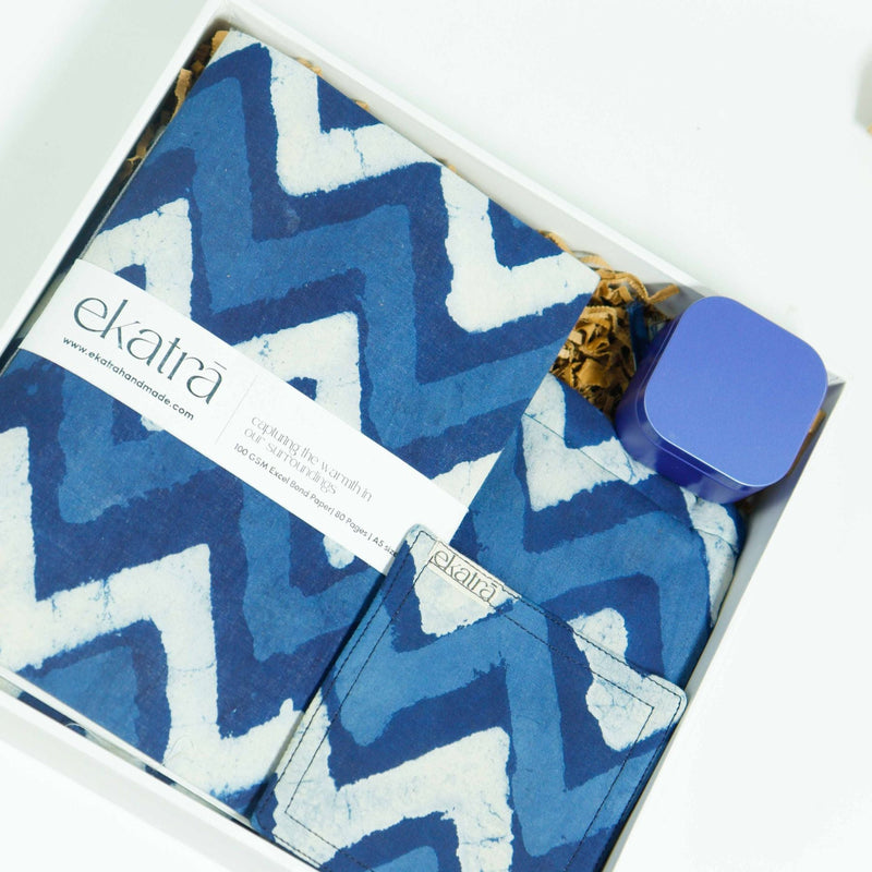 Ocean Edit - sustainable paper journal and diary collection inspired by calm ocean tones