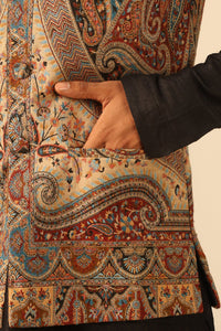 Kian Fine Wool Silk Waist Coat