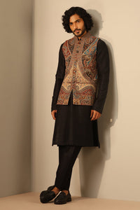 Kian Fine Wool Silk Waist Coat