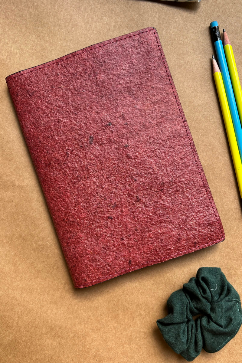 Coconut leather diary