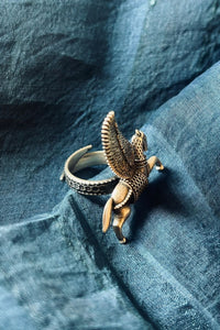 Sterling Silver Equine Ring