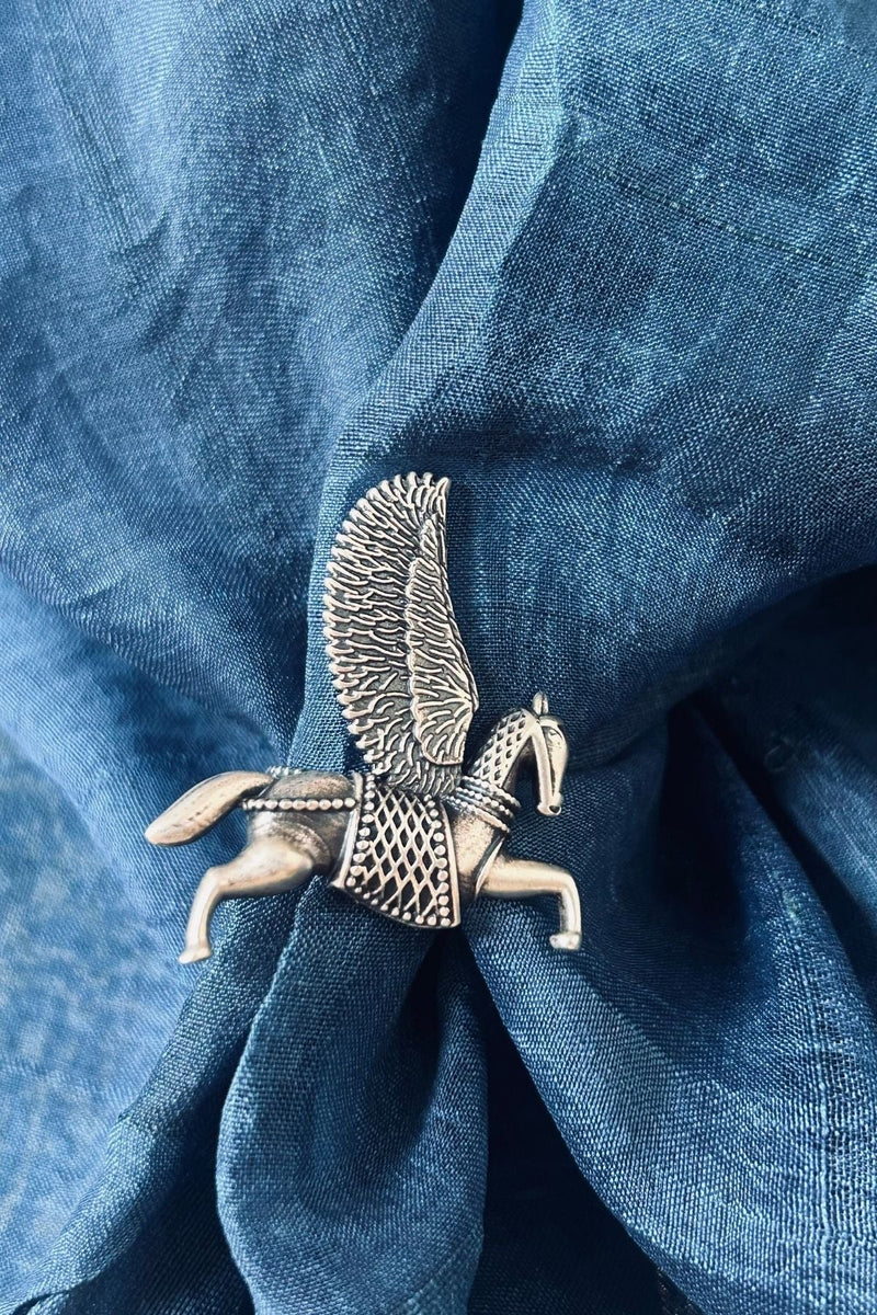 Sterling Silver Equine Ring