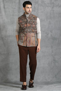Vintage Waist Coat With Paisley Design