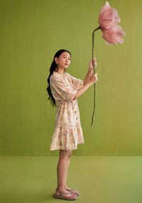 Monstera Bloom Kala Cotton Dress