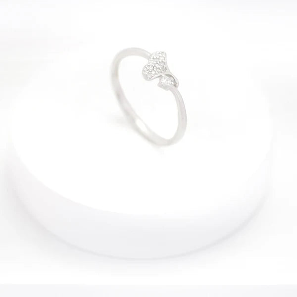 Bloom Bud Ring — handcrafted sterling silver floral bud ring, artisan ethical jewelry Akaar Mitti Lifestyle