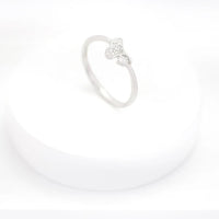 Bloom Bud Ring — handcrafted sterling silver floral bud ring, artisan ethical jewelry Akaar Mitti Lifestyle