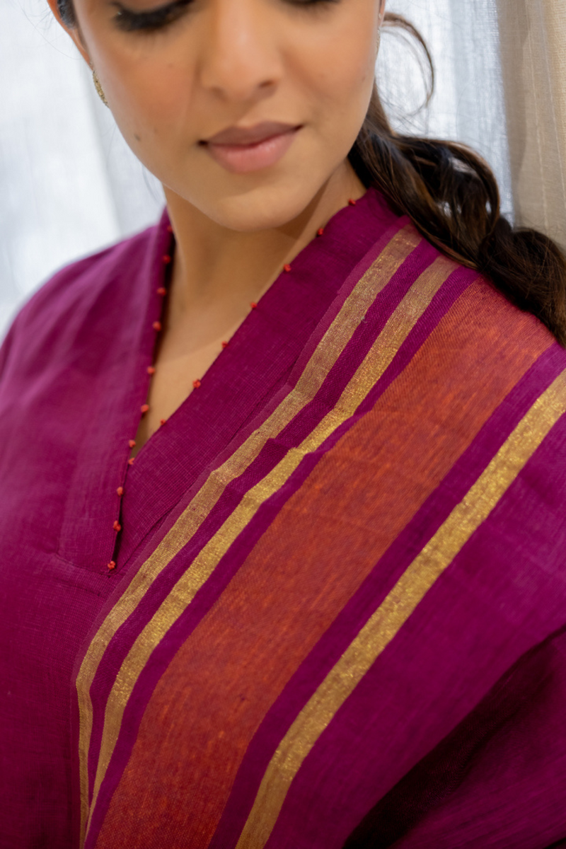 Burgundy Bliss Kurta Set