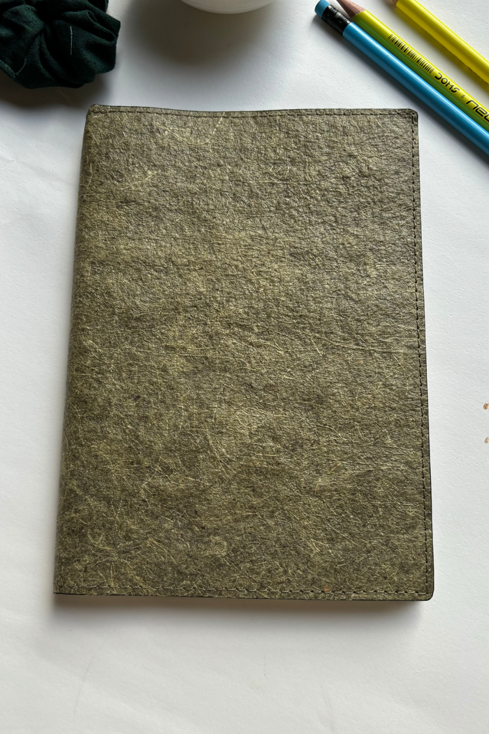 Coconut leather diary