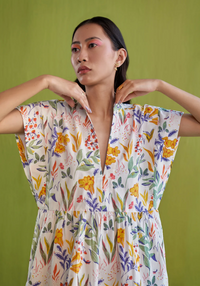 Tropical Garden Organic Cotton Dress