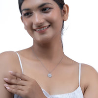 Bold Bloom Necklace — handcrafted sterling silver bold floral statement necklace, artisan ethical jewelry Akaar