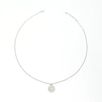 Bold Bloom Necklace — artisan recycled sterling silver floral statement necklace, sustainable ethical jewelry India