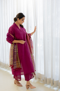 Burgundy Bliss Kurta Set