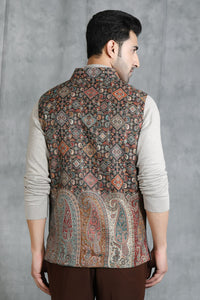 Vintage Waist Coat With Paisley Design