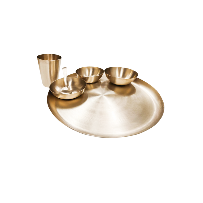 Bronze Dinner Set - Kesari Set | Kansa