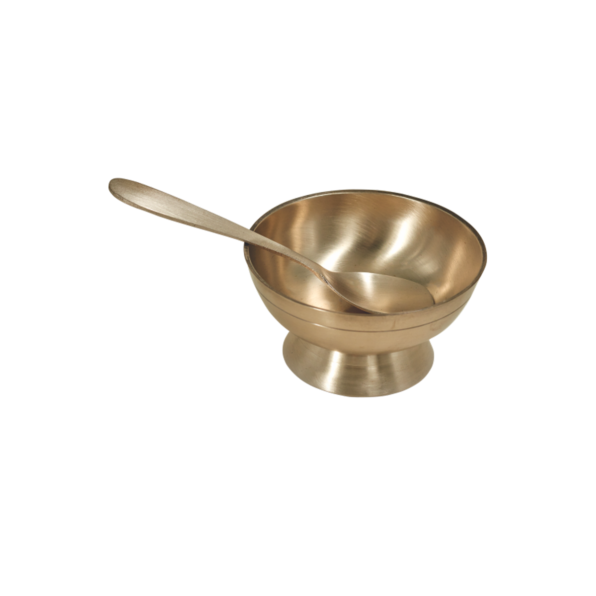 Kansa bronze ice cream serving set handcrafted traditional elegant tableware Mitti Lifestyle