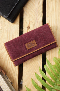 The Travel Wallet in Dark Wine