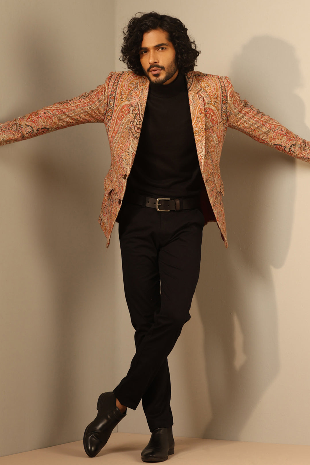 Aarav Fine Wool Silk Full Jacket