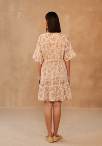 Leafy Bloom Kala Cotton Dress