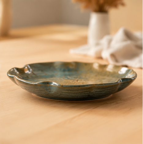 Lotus Leaf Quater Plate