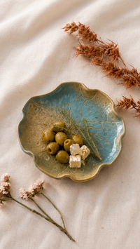 Lotus Leaf Quater Plate