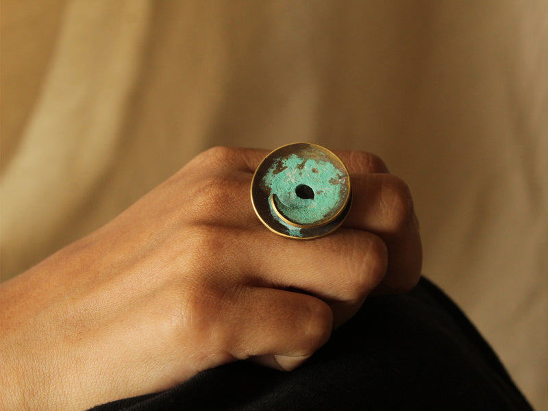spiralpod teal ring