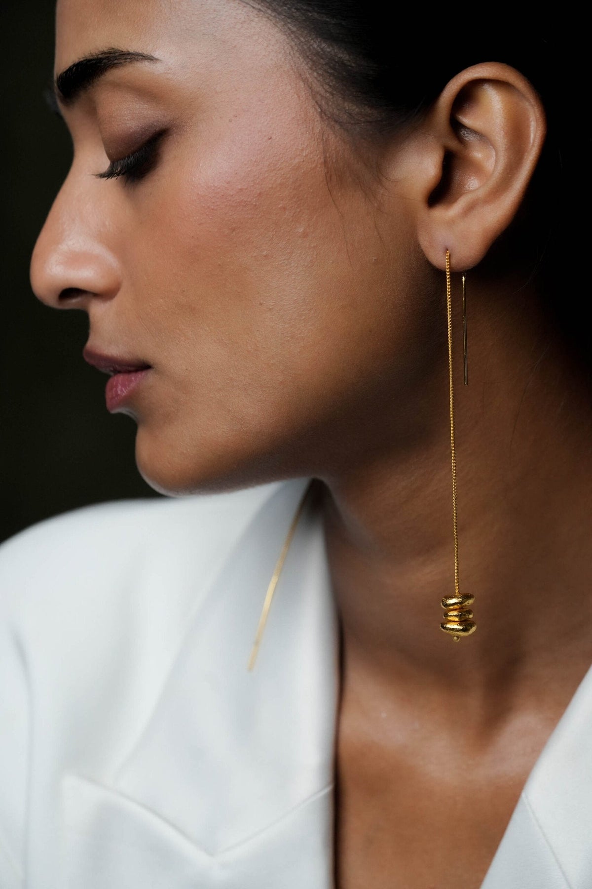Tiva De'anma dedicated to winning the day brass jewellery artisan India