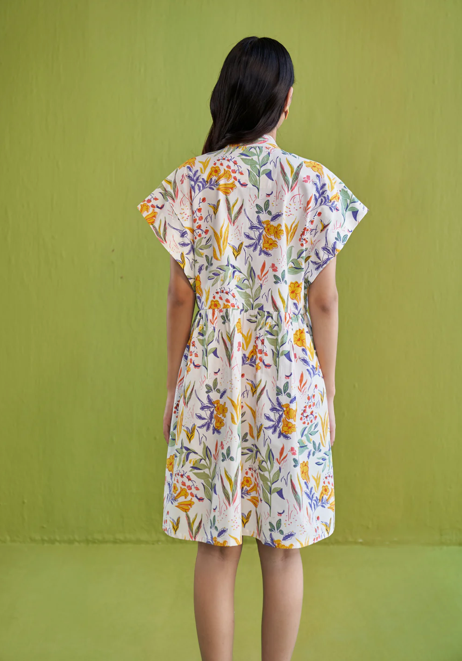 Tropical Garden Organic Cotton Dress