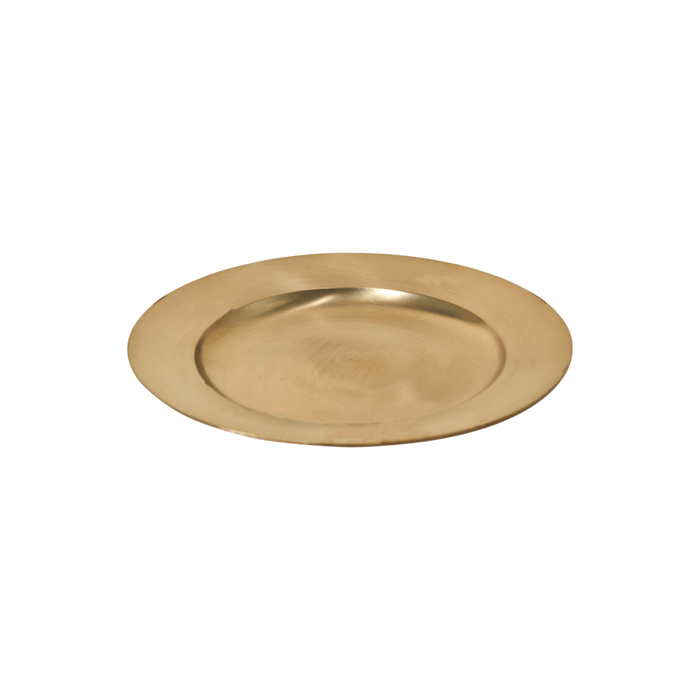 Deep bronze rice plate handcrafted kansa traditional toxin-free tableware Indian kitchen Mitti Lifestyle
