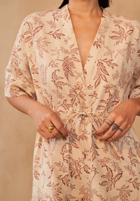 Leafy Bloom Kala Cotton Dress