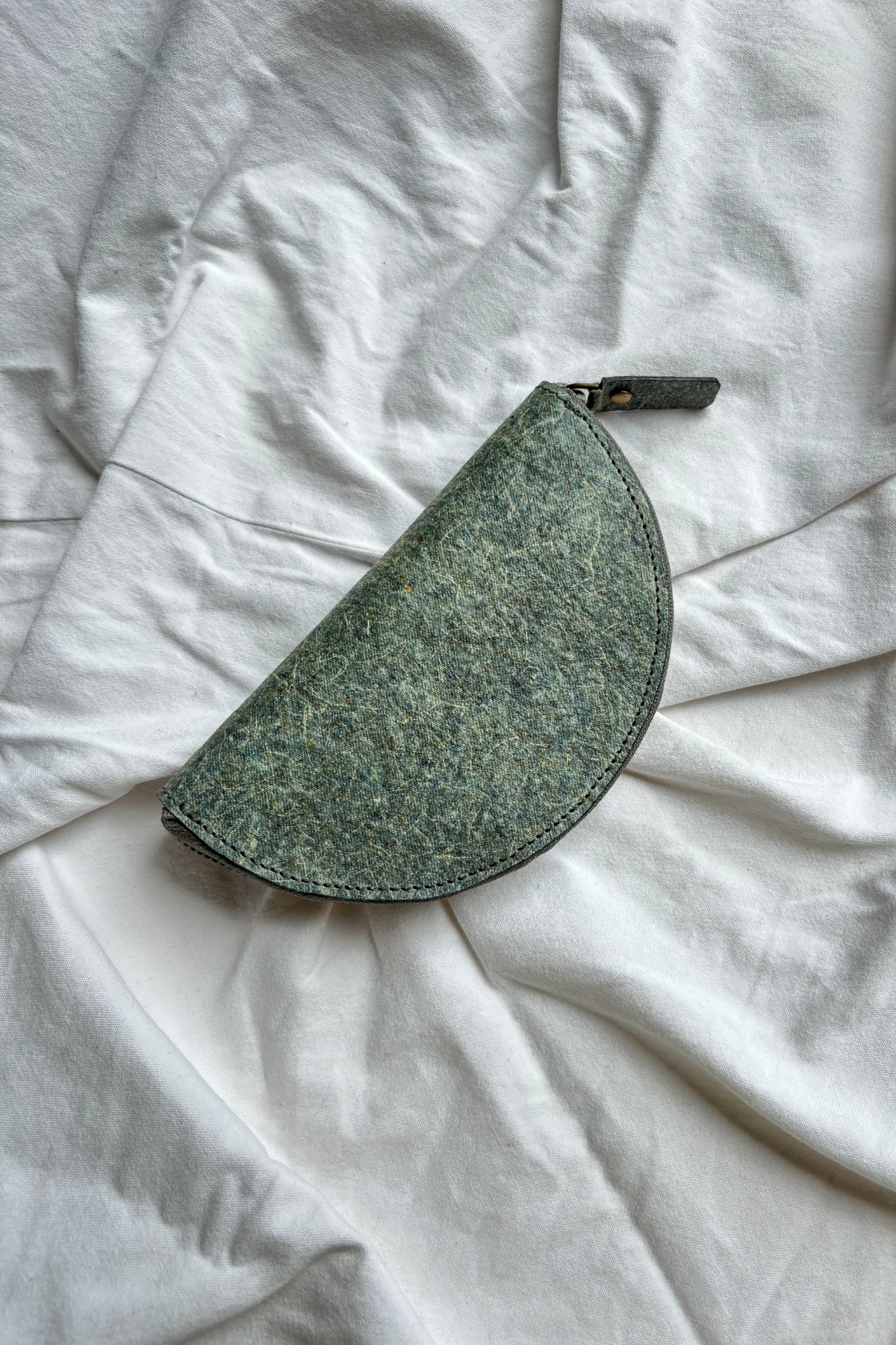 Half Moon Pouch Vegan Coconut Leather