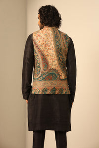 Amav Fine Wool Silk Waist Coat