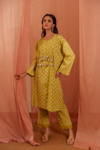 Kaftan Kurta Set - Sunbeam Draped