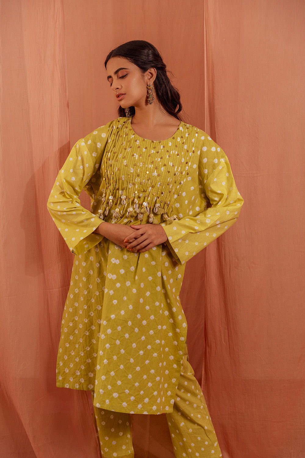 Kaftan Kurta Set - Sunbeam Draped