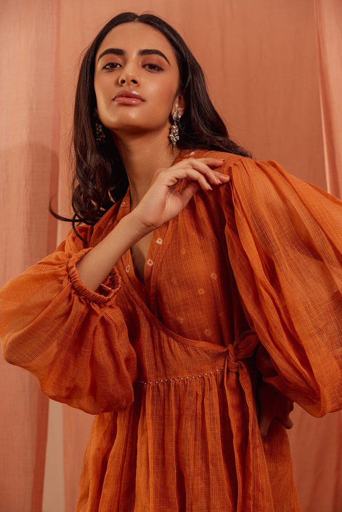 Kurta Set - Autumnal Flair Overlap