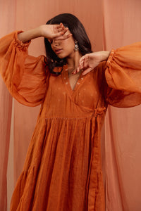 Kurta Set - Autumnal Flair Overlap