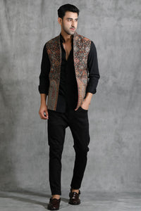 Vintage Waist Coat With Paisley Design