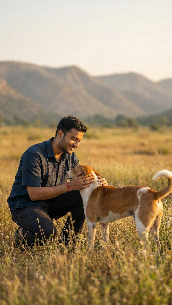 Cotton Shirt with Applique Work