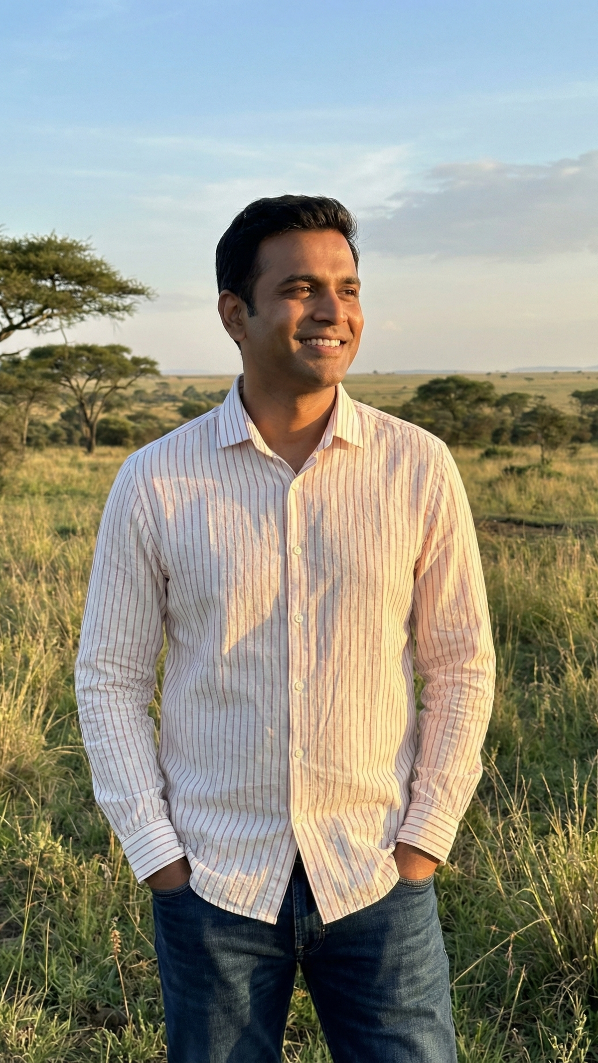 Handspun khadi cotton shirt designed with a naturally textured finish, offering comfort and everyday ease.